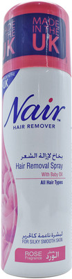 Nair Hair Remover Hair Removal Spray, Rose Fragrance - 200ml Spray(200 ml)