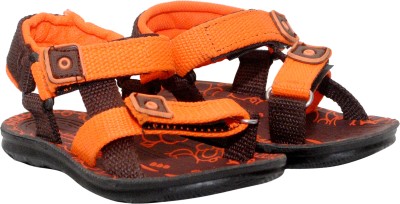 

AIR MAGIC Boys & Girls Velcro Strappy Sandals(Orange