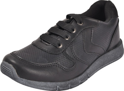 

Yellow Bee Boys Lace Sneakers(Black