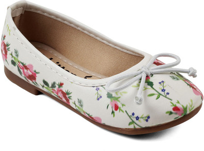 

KITTENS Girls Slip on Ballerinas(White