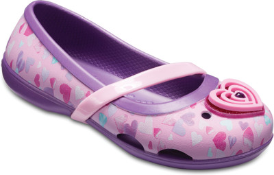 

Crocs Girls Slip on Ballerinas(Purple