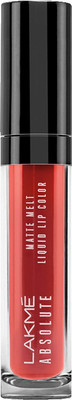 

Lakme Absolute Matte Melt Liquid Lip Color(Red Smoke, 6 ml)