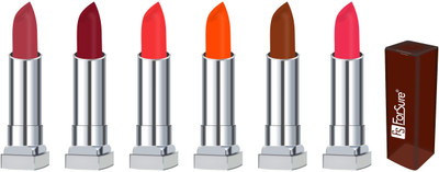 

Forsure VELVET MATTE long lasting lipstick(brick, maroon, orange, hot orange, dark maroon, hot red)