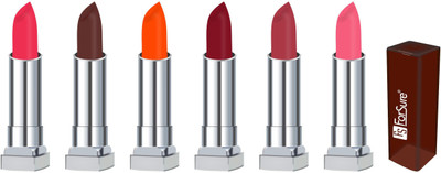 

Forsure VELVET MATTE long lasting lipstick(sweet red, coffee, orange, maroon, brick, peach)