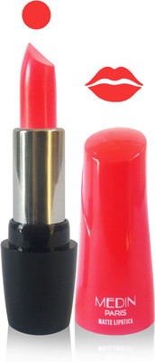 

Medin paris ultra hd elegant colors matte lipstick cosmetics makeup 007 serires set of 1 color(l pink, 5 g)