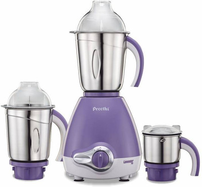 

Preethi Pre_mix_570 750 W Mixer Grinder(Violet, 3 Jars)