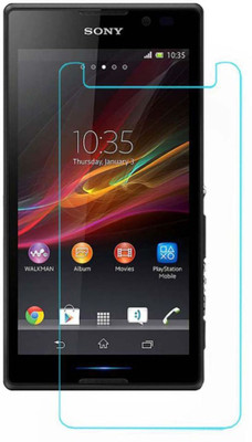 MudShi Tempered Glass Guard for Sony Xperia C(Pack of 1)
