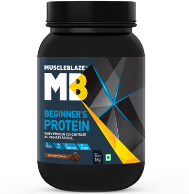 MuscleBlaze Beginner's Whey Protein(1 kg, Chocolate)
