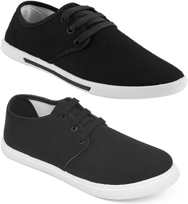 

Pexlo Pack of 2 Casual Shoes (Sneakers Shoes) Sneakers For Men(Black
