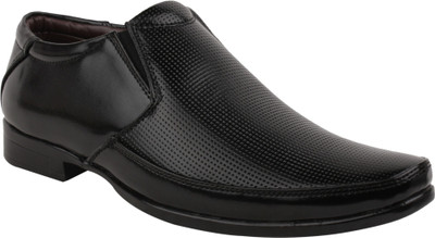

MILES FOOTWEAR Men Synthetic Leather Slip-On Formal Loafer Slip On For Men(Black