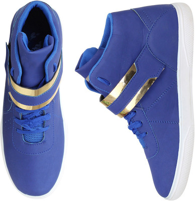 Johnnie Boy High Top Sneakers Sneakers For Men(Blue, White