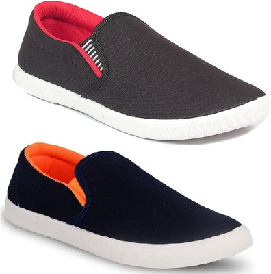 

Genial Casuals For Men(Multicolor, Red:orng