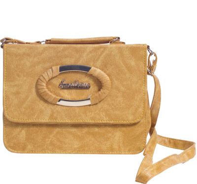 

Milky Way Girls Evening/Party, Casual, Formal, Sports Yellow Leatherette, Acrylic, Denim Sling Bag