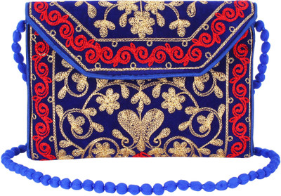 

Favria Women Evening/Party, Casual Multicolor Brocade Sling Bag