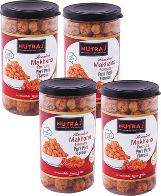 

Nutraj Peri Peri Roasted Makhana 70gm Each (Pack of 4)(280 g, Pack of 4)