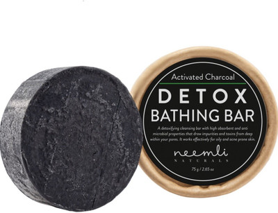 

Neemli Naturals Activated Charcoal Detox Bathing Bar(75 g)