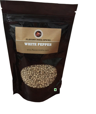 

FLAVONN WHITE PEPPER-Without any added chemicals -Sourced Directly From Farms In Idukki, Spice Hub of Kerala(100 g)