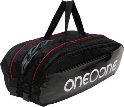 One O One Badminton Kit Bag Pro Badminton Kit Bag(Black, Kit Bag)
