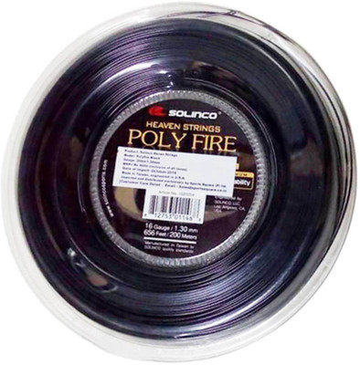 

SOLINCO Heaven Polyfire 16 String Reel (200 m) Black 16 Tennis String - 200 m(Black)
