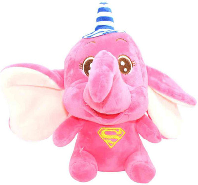 

Healing Crystals India Soft Plus Stuffed Animal Cartoon ToysFor Kids(Boys-Girls) Birthday Gift Baby Showers Home Decoration (Elephant3- 20cm H,135W) - 20 cm(Multicolor)