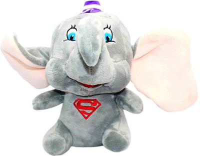 

Healing Crystals India Soft Plus Stuffed Animal Cartoon ToysFor Kids(Boys-Girls) Birthday Gift Baby Showers Home Decoration (Elephant- 20cm H,135W) - 20 cm(Multicolor)