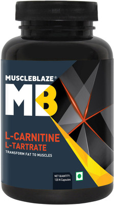 

MuscleBlaze L-Carnitine L-Tartrate Fat Burner(120 No)