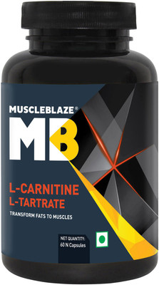 

MuscleBlaze L-Carnitine L-Tartrate Fat Burner(60 No)