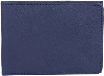

HIDECART Men Blue Genuine Leather Card Holder(3 Card Slots)