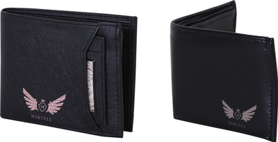 

Martell Men Black Artificial Leather Wallet(4 Card Slots)