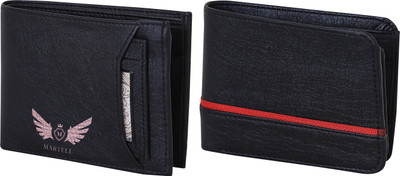 

Martell Men Black Artificial Leather Wallet(4 Card Slots)