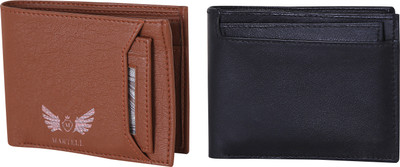 

Martell Men Black Artificial Leather Wallet(4 Card Slots), Brown
