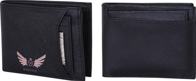 

Martell Men Black Artificial Leather Wallet(4 Card Slots)