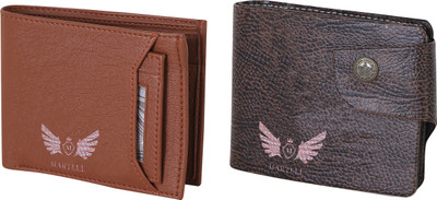 

Martell Men Multicolor Artificial Leather Wallet(4 Card Slots), Brown