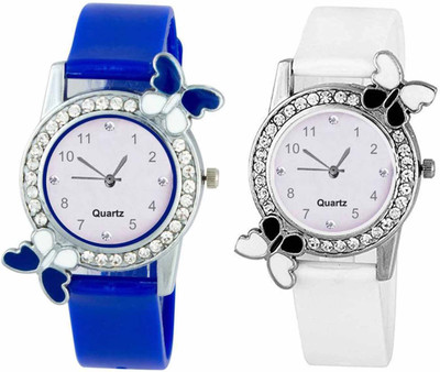 

OpenDeal New Butterfly Colourful Stylish Combo Watch For Girls & Women W-O09 Watch - For Girls