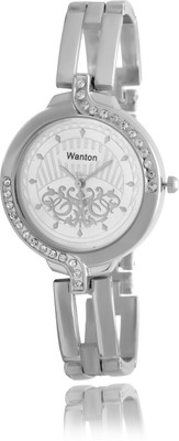 

Wanton K-24 silver stylish dial beautil and attractive watch for women Watch - For Girls
