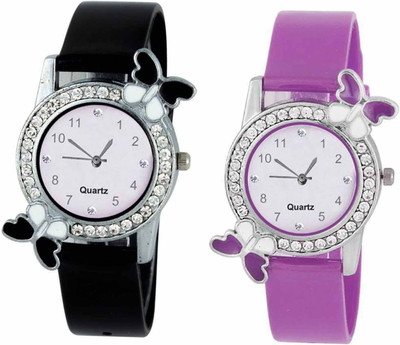 

OpenDeal New Butterfly Colourful Stylish Combo Watch For Girls & Women W-O02 Watch - For Girls