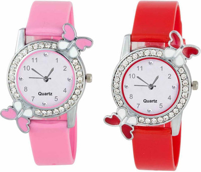 

OpenDeal New Butterfly Colourful Stylish Combo Watch For Girls & Women W-O13 Watch - For Girls