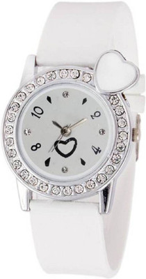 

OpenDeal Stylish New Heart Diamond Stuneded Watch For Girls & Women Watch - For Girls