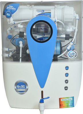 

Aqua Cyclone Alkaline Filter 10 L RO + UV + UF + TDS Water Purifier(White)