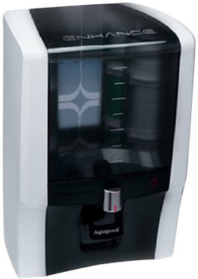 

Eureka Forbes Aquaguard Enhance Green RO 7-Litre 7 L RO + UV Water Purifier(White, Black), Black;white