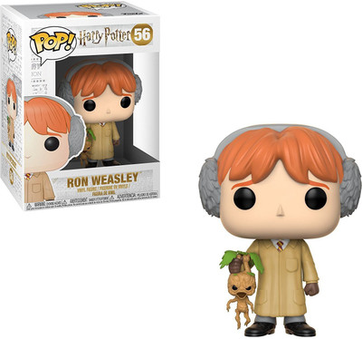 

Funko Harry Potter: Ron Weasley with Mandrake (Herbology) Pop #56(Multicolor)