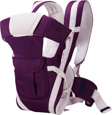 

Crack4Deal 4 IN 1 Premium Baby Carrier-Purple and Cream Baby Carrier(Purple and Cream, Front carry facing out)
