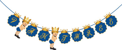 

PARTY PROPZ Party Propz® Prince Theme I am Three Banner for Prince Theme Birthday Party Decoration Banner(15 ft, Pack of 1)