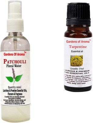 

Gardens Of Aroma Patchouli Floral Water And Turpentine Essential Oil(110 ml)