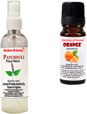

Gardens Of Aroma Patchouli Floral Water And Orange Essential Oil(110 ml)