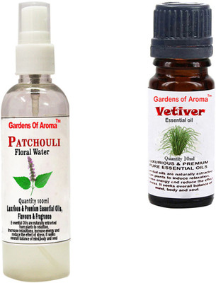 

Gardens Of Aroma Patchouli Floral Water And Vetiver Essential Oil(110 ml)