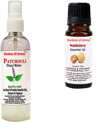 

Gardens Of Aroma Patchouli Floral Water And Nutmeg Essential Oil(110 ml)
