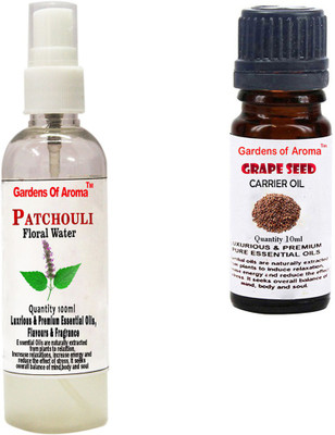 

Gardens Of Aroma Patchouli Floral Water And Grapeseed Essential Oil(110 ml)