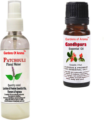 

Gardens Of Aroma Patchouli Floral Water And Gandhpura Essential Oil(110 ml)