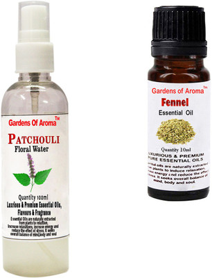 

Gardens Of Aroma Patchouli Floral Water And Fennel Essential Oil(110 ml)